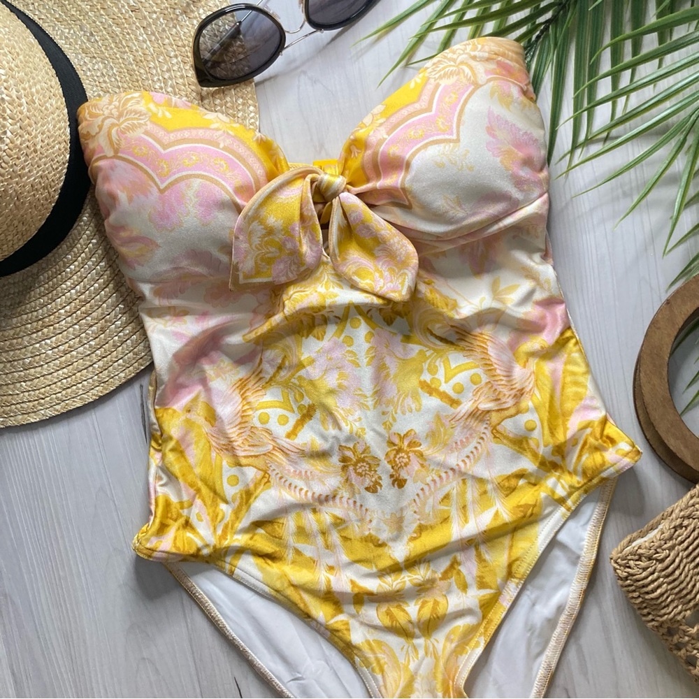 Zimmermann Palm Print One-Piece Swimsuit - Picture 6 of 16
